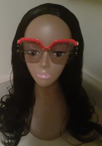 Women's Red/Pink, Oval Shades