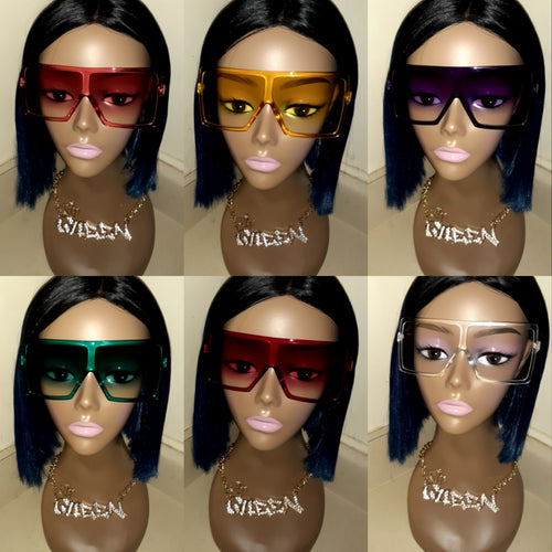 Women's Square Flat Top Shades
